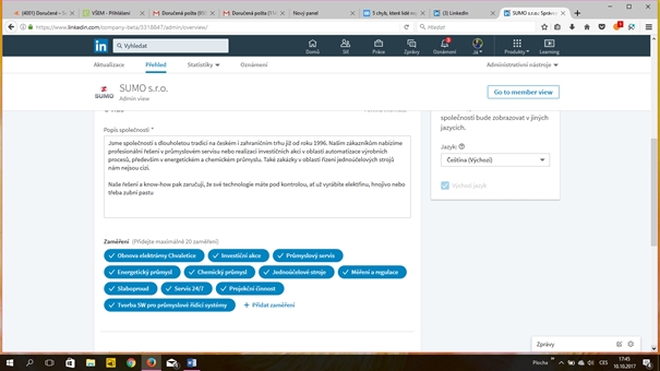 linkedin profile