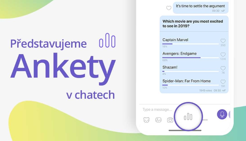 Viber uvádí Polls