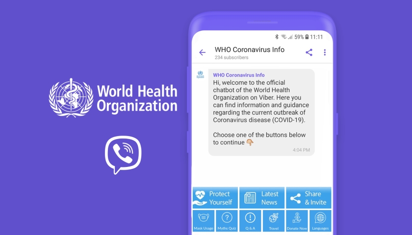 WHO Viber COVID