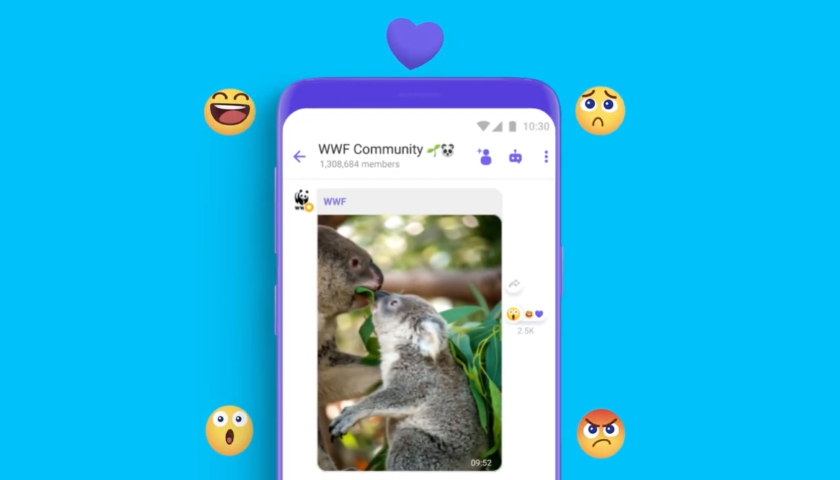 Message Reactions on Viber