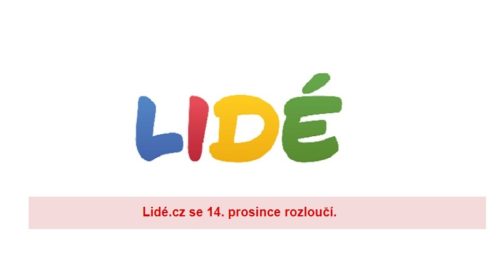 V polovině prosince skončí Lidé.cz