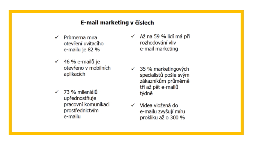 Trendy email marketingu