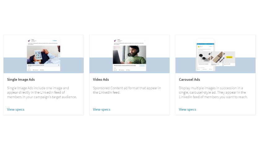 LinkedIn Ad Types