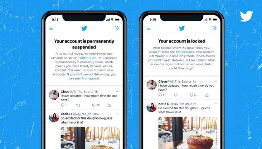 Twitter lock account