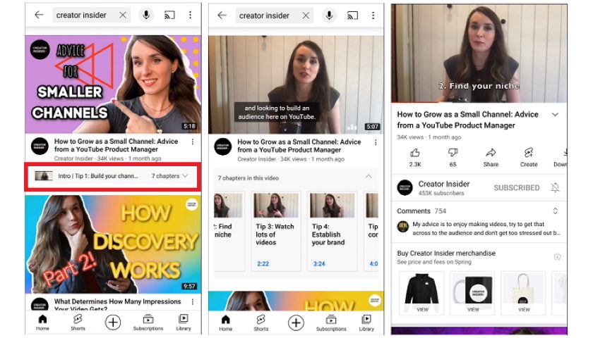 YouTube Adds Video Chapter Listings in Search