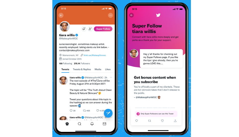 Twitter Super Follows