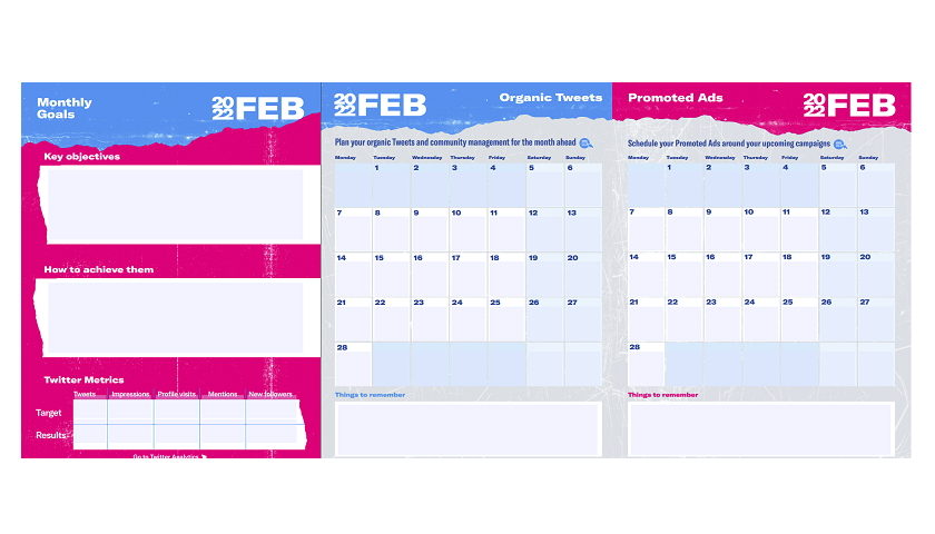 2022 Twitter Planner