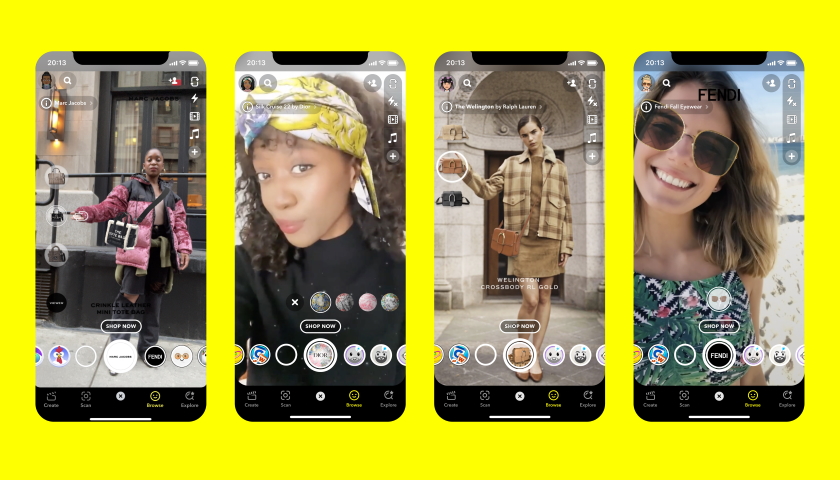 Snapchat AR phone