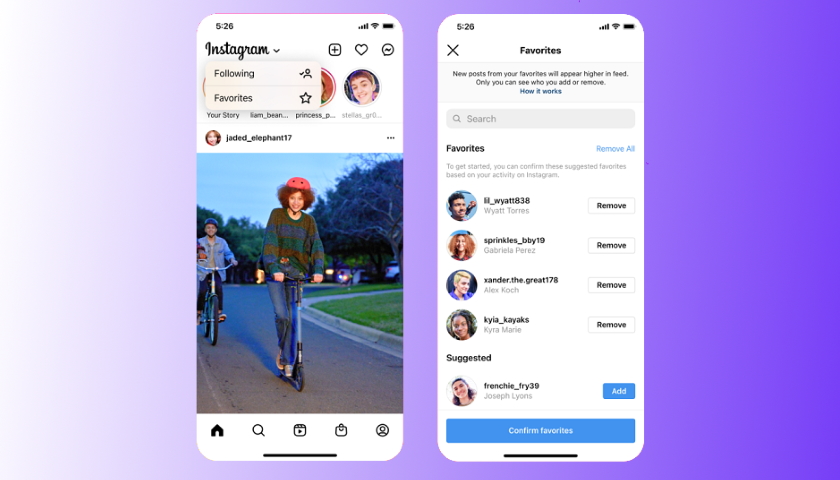Instagram Algorithm-Free Feed Sorting