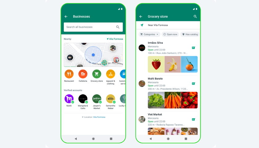 WhatsApp New Business Search