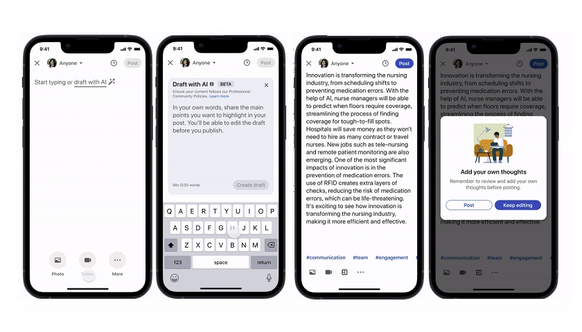LinkedIn AI post generation tool