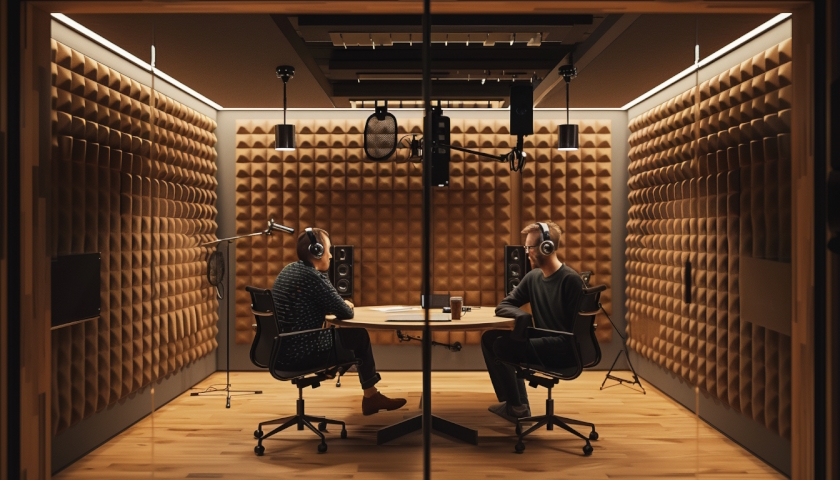 průzkum podcast
