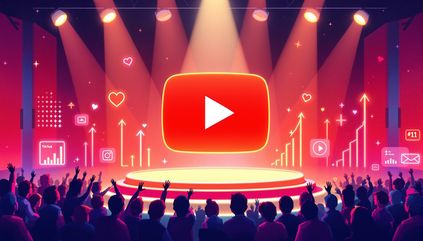 YouTube nadále dominuje podílu na trhu streamování