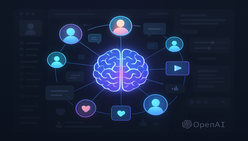 OpenAI údajně zvažuje vlastní sociální síť založenou na umělé inteligenci